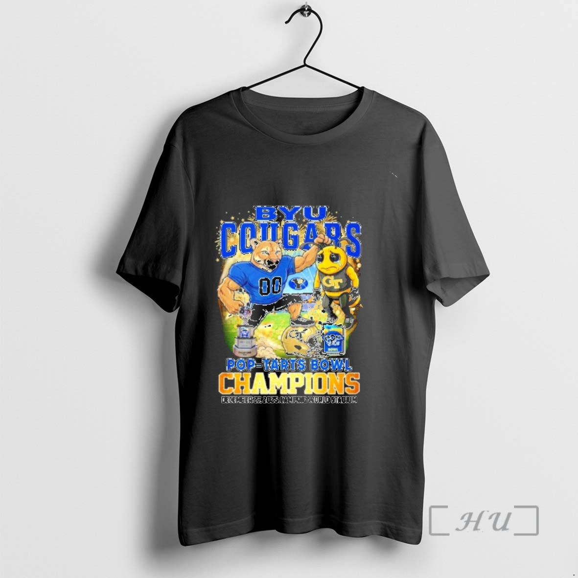 Officials Byu Cougars 2025 Pop Tarts Bowl Champions Mascot