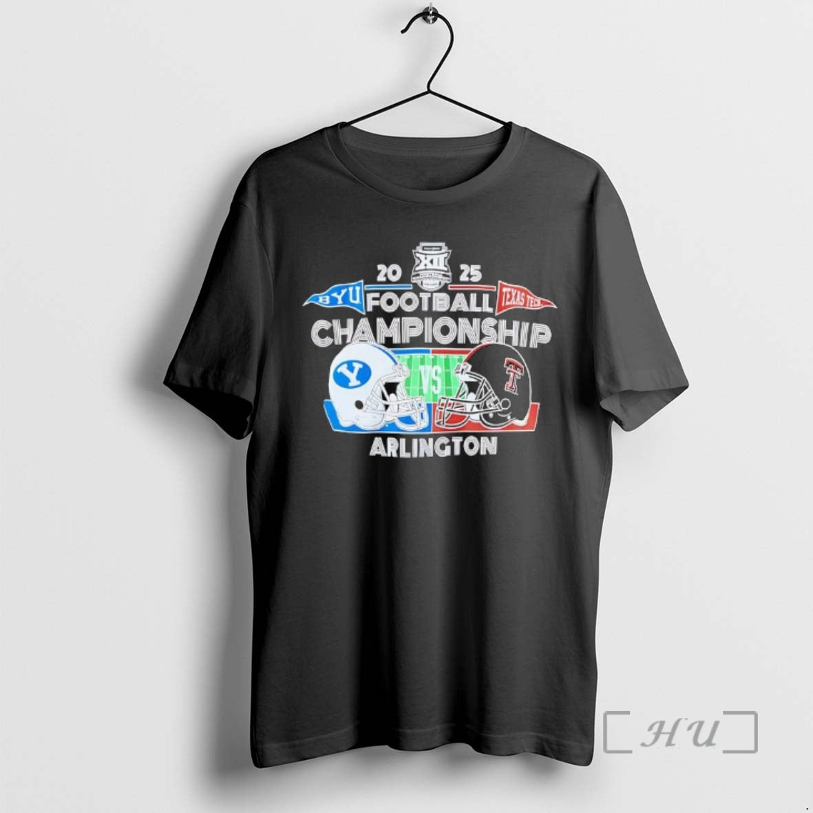 Officials Big 12 Championship Bound Byu Vs Texas Tech Arlington Helmets Premium T Shirts Sweater