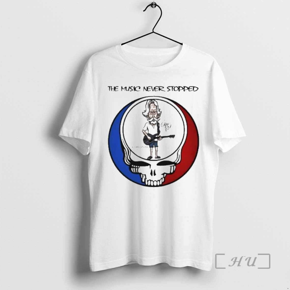 Officials Bob Weir Grateful Dead 1947 2026 Signature The Music Never Stopped Premium T Shirts
