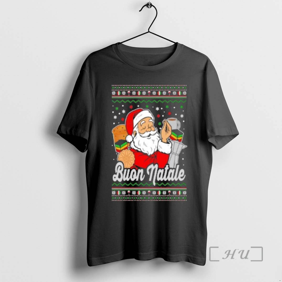 Officials Buon Natale Italian Santa Claus Ugly Christmas Sweat