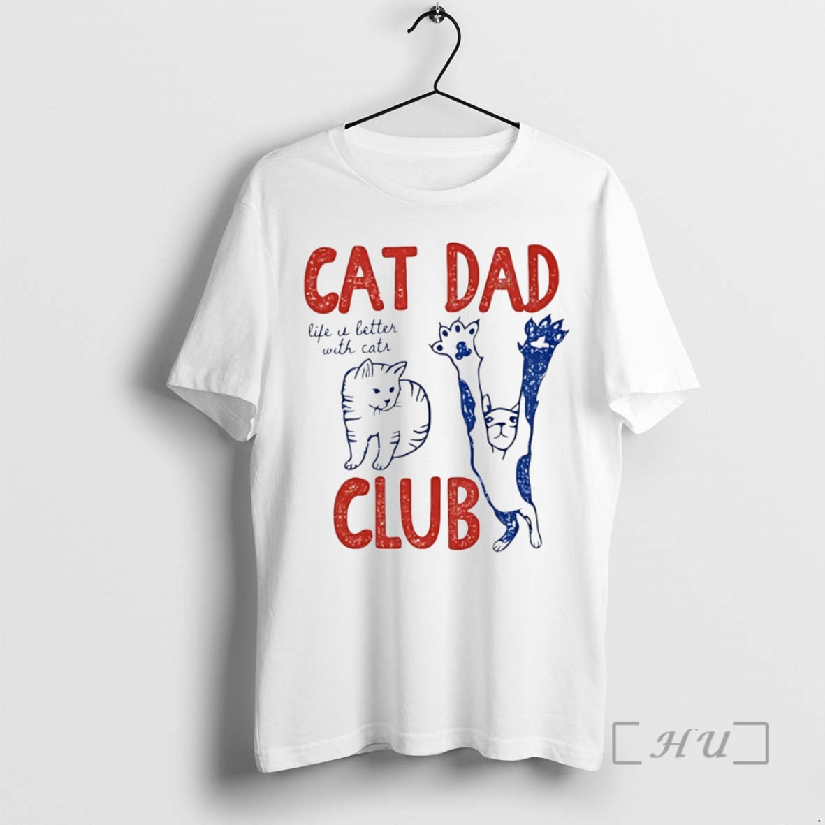 Officials Cat Dad Club Life Is Better With Cats Circle