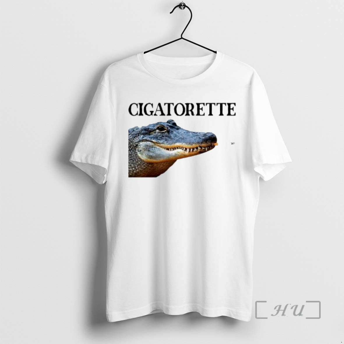 Officials Cigatorette Alligator With A Cigarette Graphic