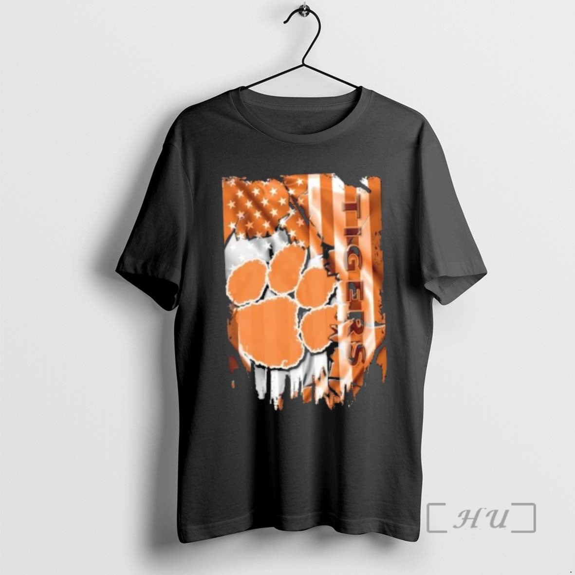 Officials Clemson Tigers Football X American Flag