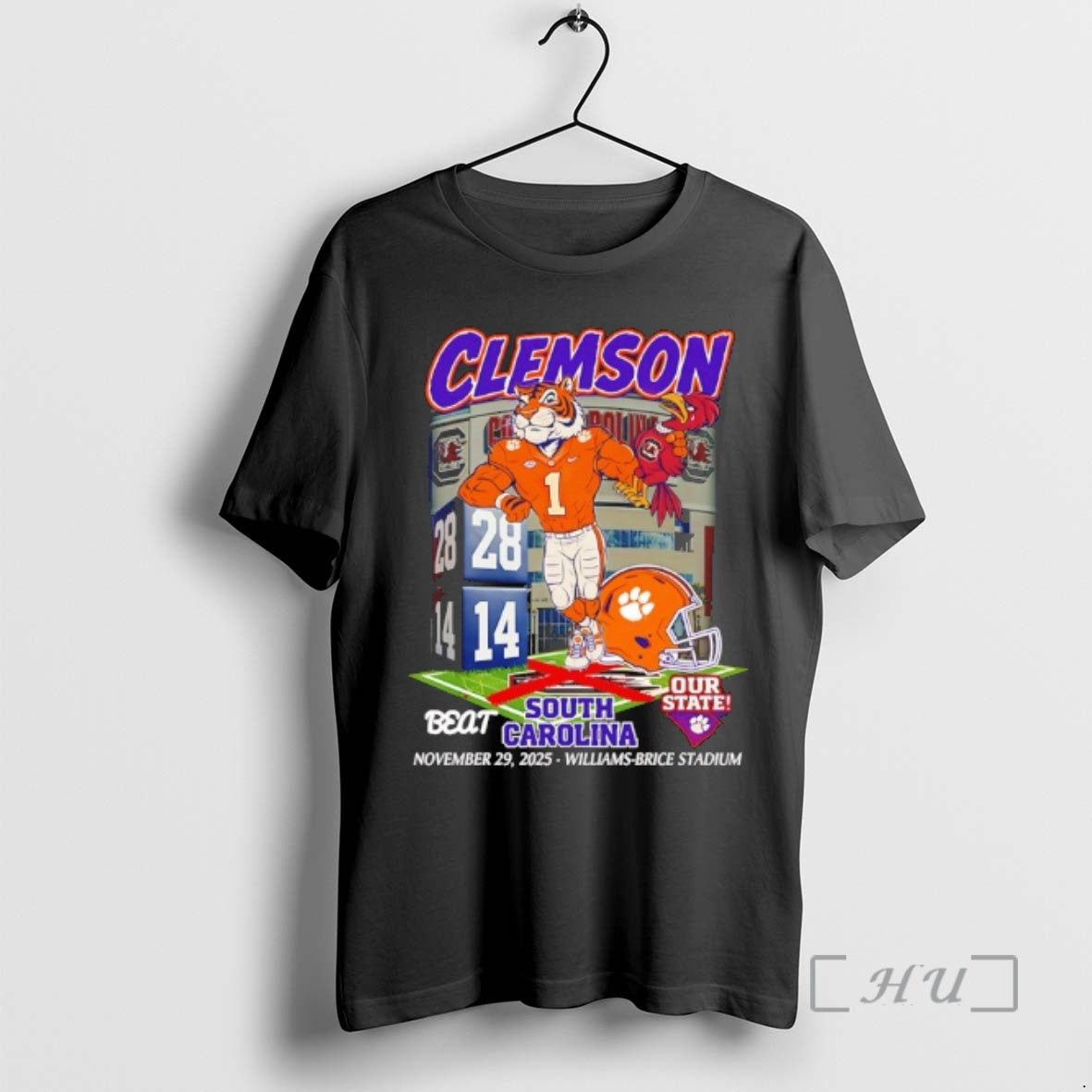 Officials Clemson Tigers Beat South Carolina Our State 2025 Mascot