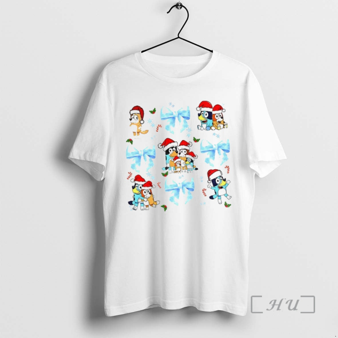 Officials Coquette Blue Dog This Episode Of Bluey Is Called Snowman Christmas Premium T Shirts