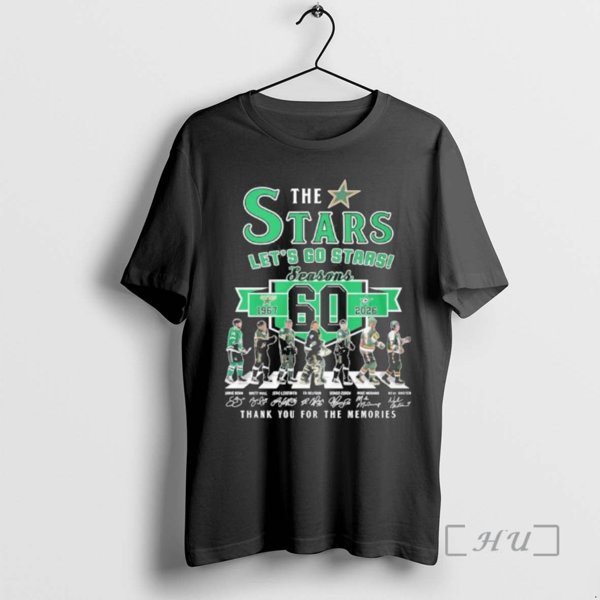 Officials Dallas Stars Abbey Road 60 Seasons Lets Go Stars