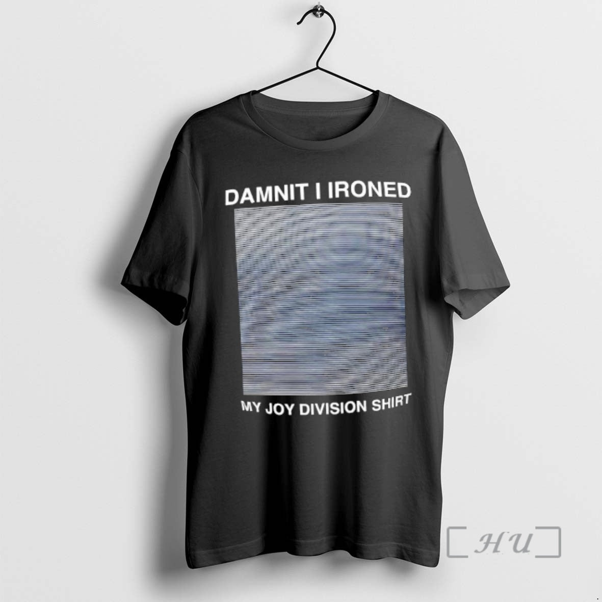 Officials Damnit I Ironed My Joy Division X Unknown Pleasures Album Cover Premium T Shirts