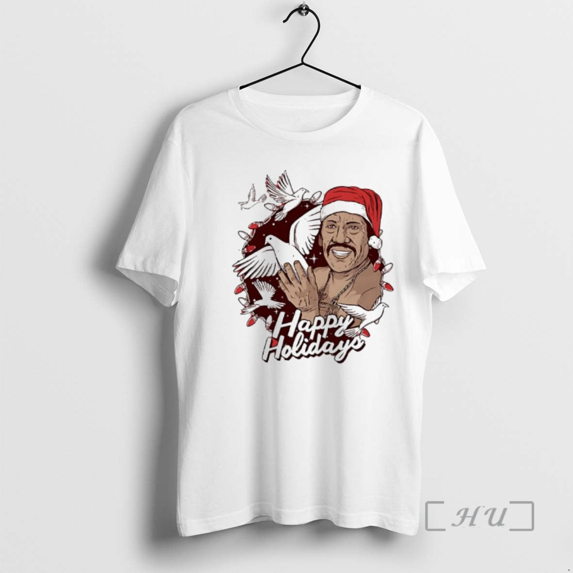 Officials Danny Trejo Happy Holidays Santa Hat
