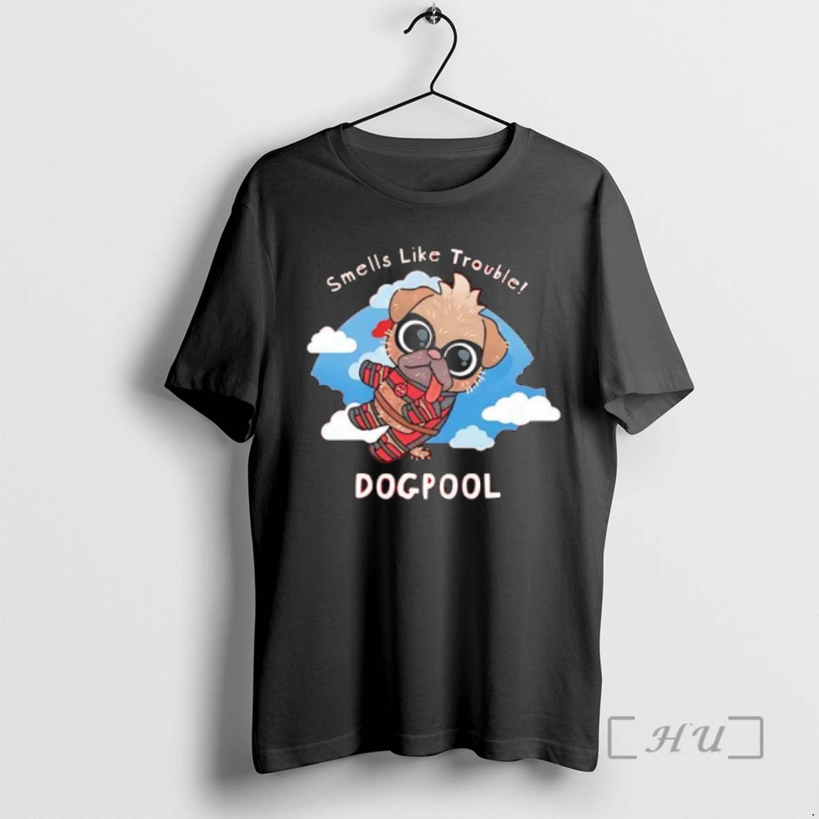 Officials Deadpool Smells Like Trouble Dogpool Graphic