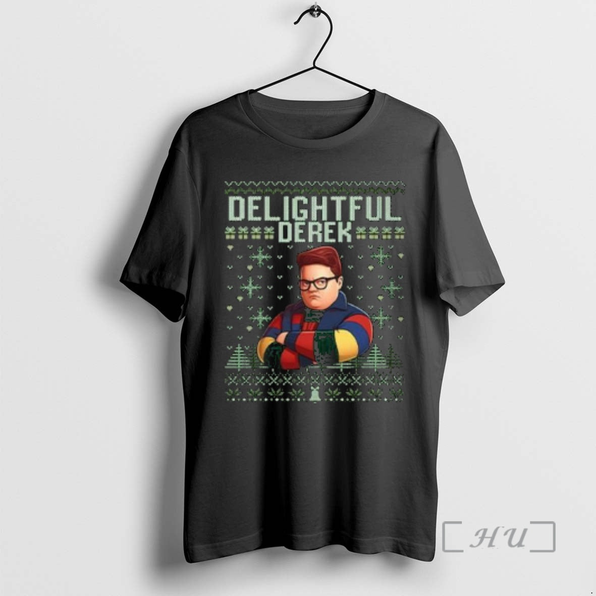 Officials Delightful Derek Christmas Circle Black