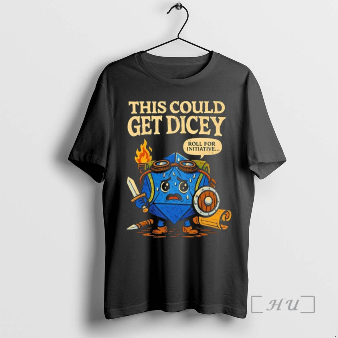 Officials Dungeons And Dragons This Could Get Dicey Roll For Intiative Premium T Shirts Sweater