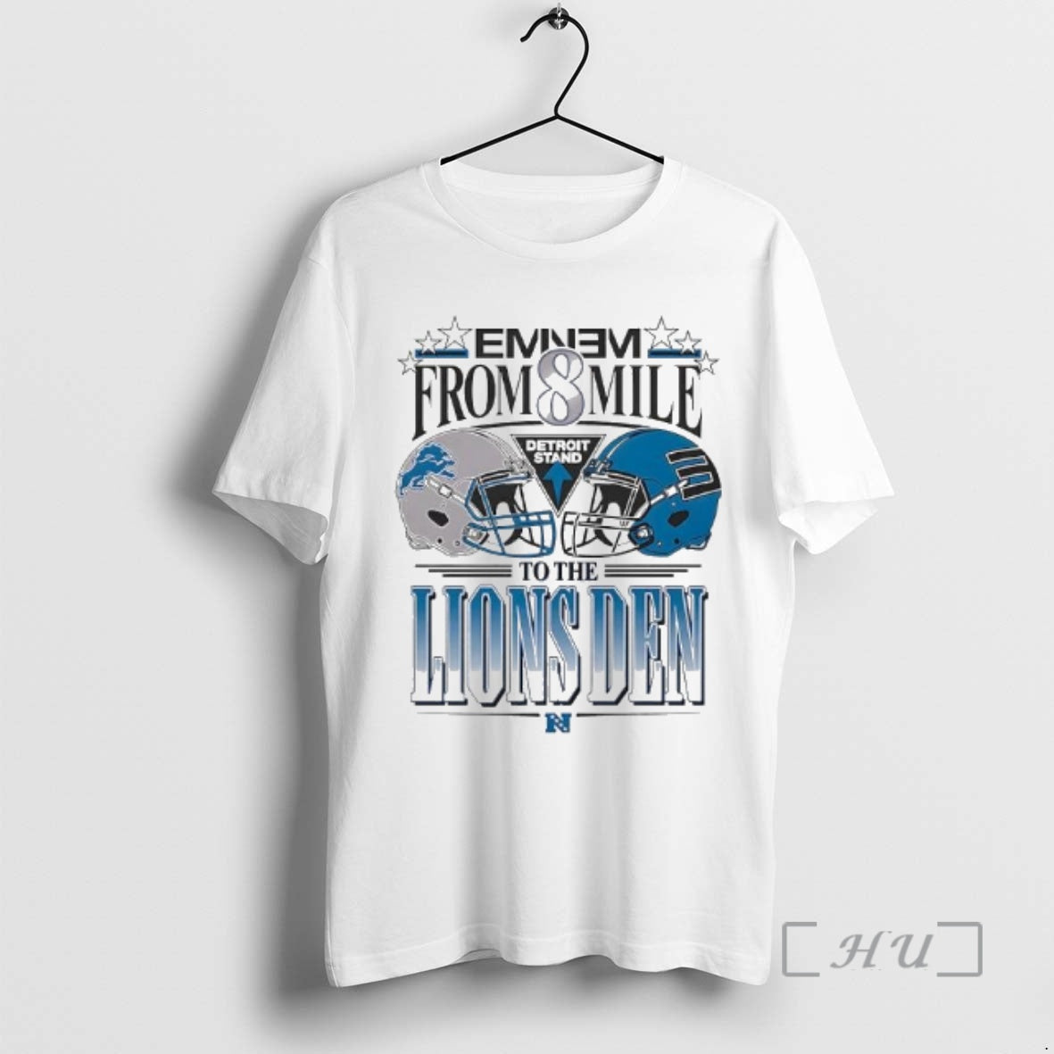 Officials Eminem From 8 Mile Detroit Stand To The Lions Den Premium T Shirts Sweater