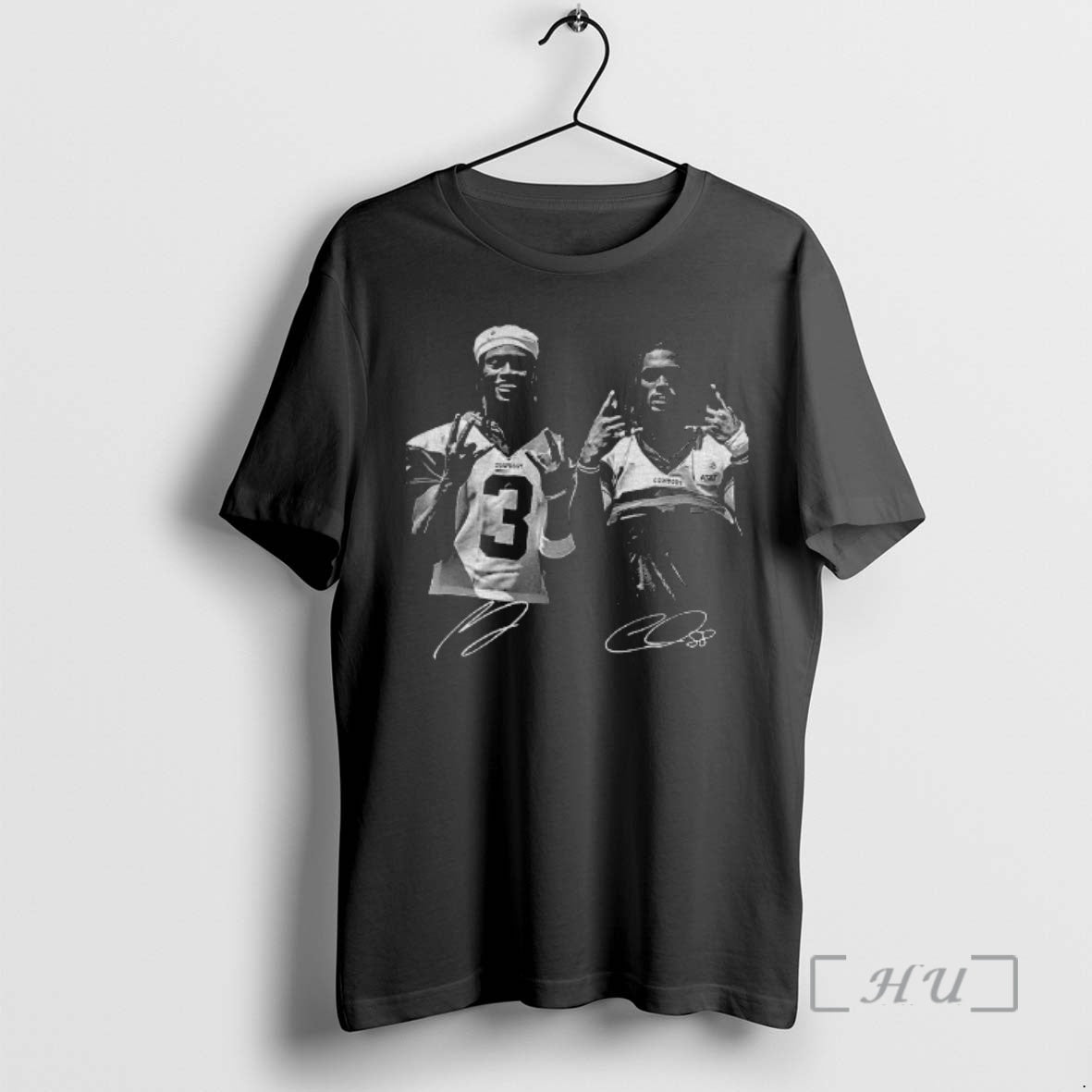 Officials George Pickens And Ceedee Lamb Dallas Football American Signature Graphic Premium T Shirts Sweater