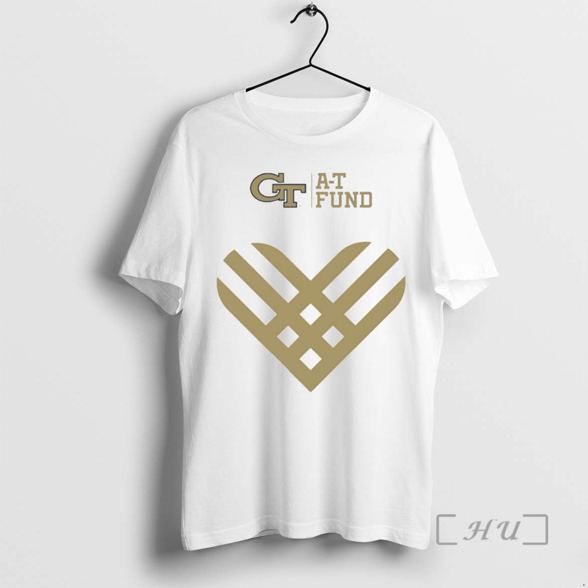 Officials Georgia Tech Yellow Jackets X Athletic Scholarship Fund Heart Circle Premium T Shirts Sweater