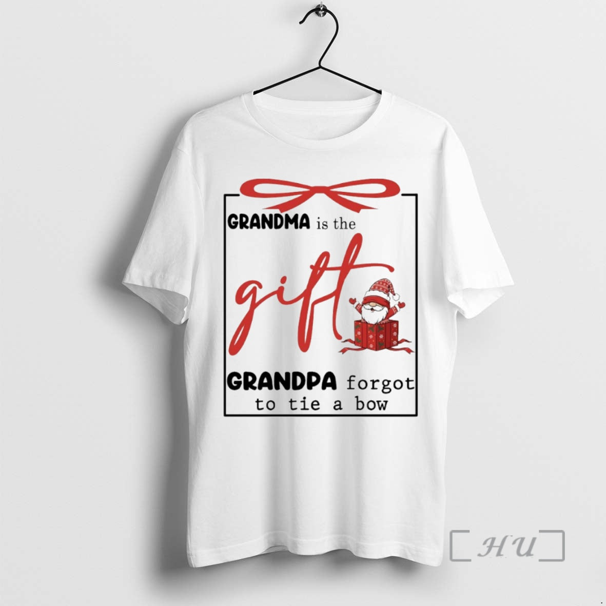Officials Gnome Grandma Is The Gift Grandpa Forgot To Tie A Bow Circle Premium
