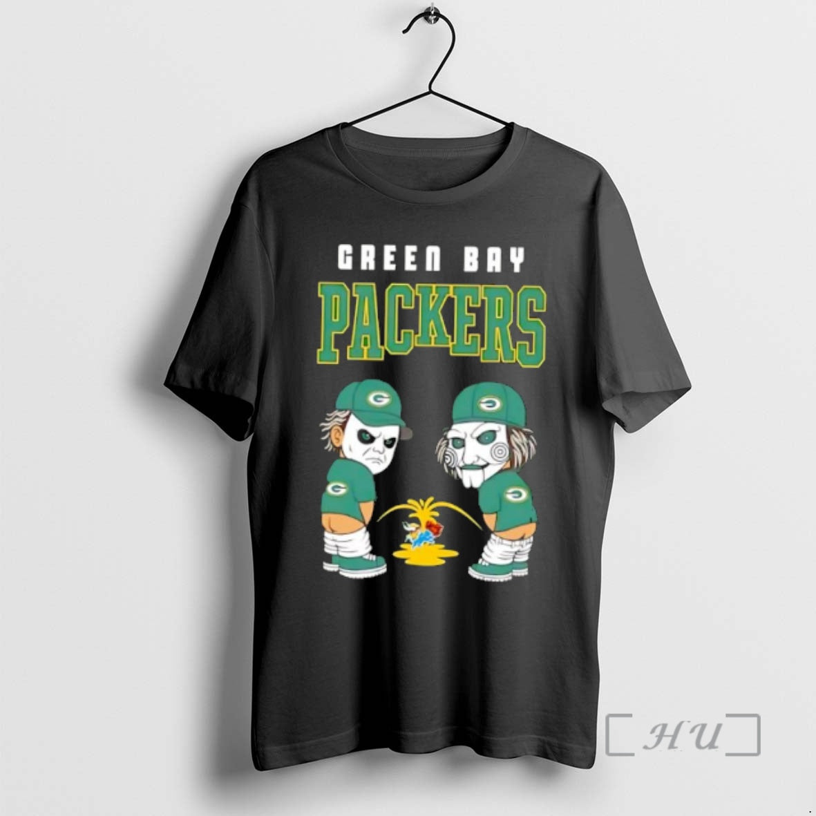 Officials Green Bay Packers Michael Myers Piss On Lions Bears Vikings Premium T Shirts Sweater