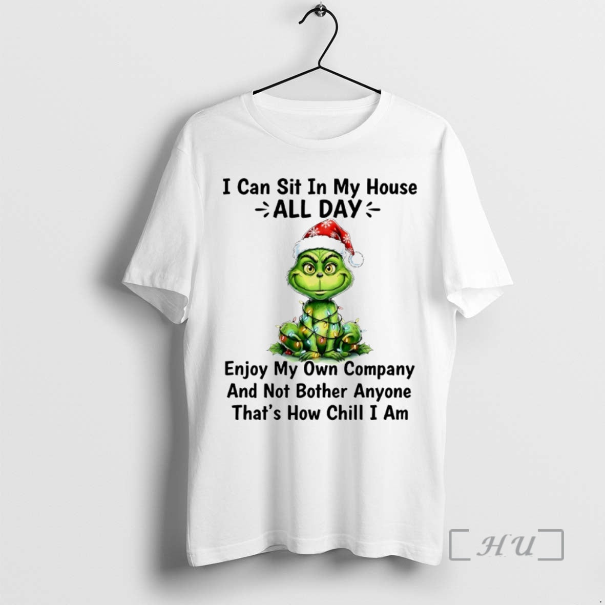 Officials Grinch I Can Sit In My House All Day Enjoy My Own Company Circle
