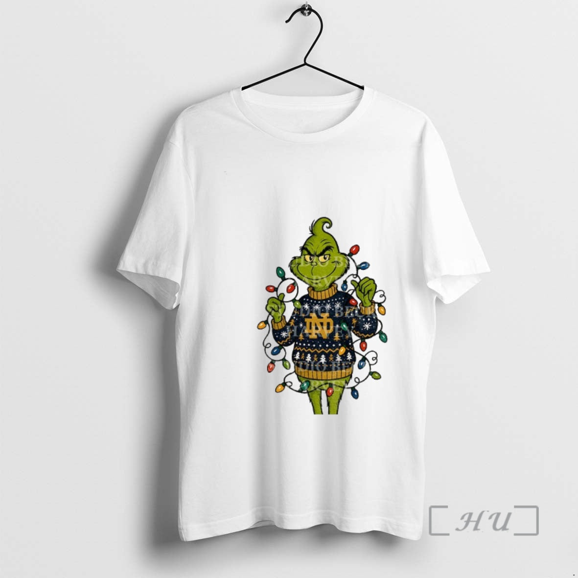 Officials Grinch Santa Notre Dame Fighting Irish Football Christmas 2025