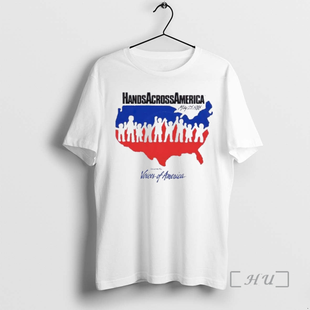 Officials Hands Across America May 25 1986 Sung By The Voices Of America Premium