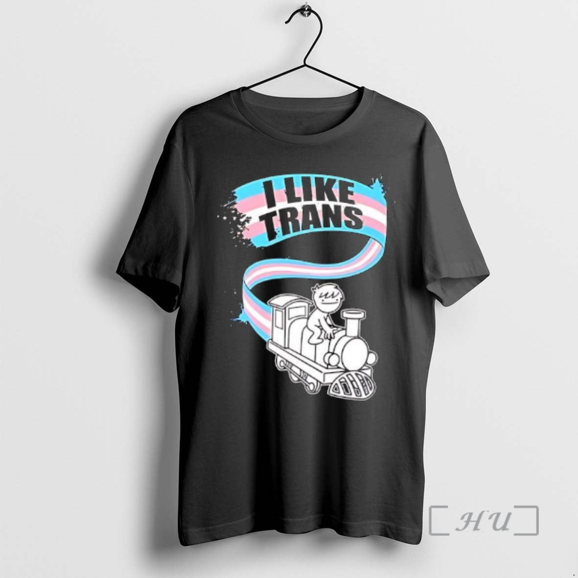 Officials I Like Trans Transgender Pride Flag Ribbon