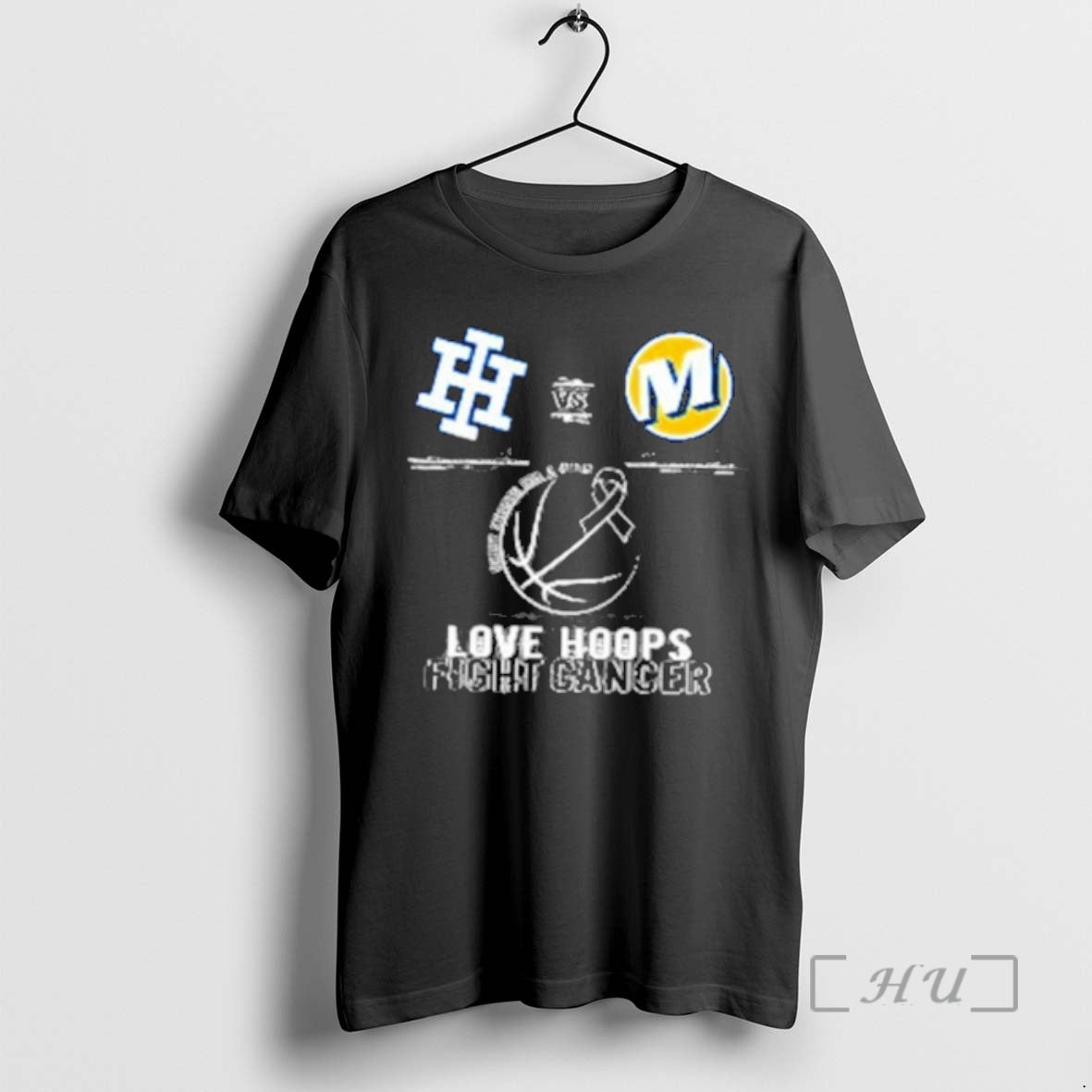 Officials Indian Hill Vs Mariemont Warriors 2026 Love Hoops Fight Cancer Premium T Shirts Sweater
