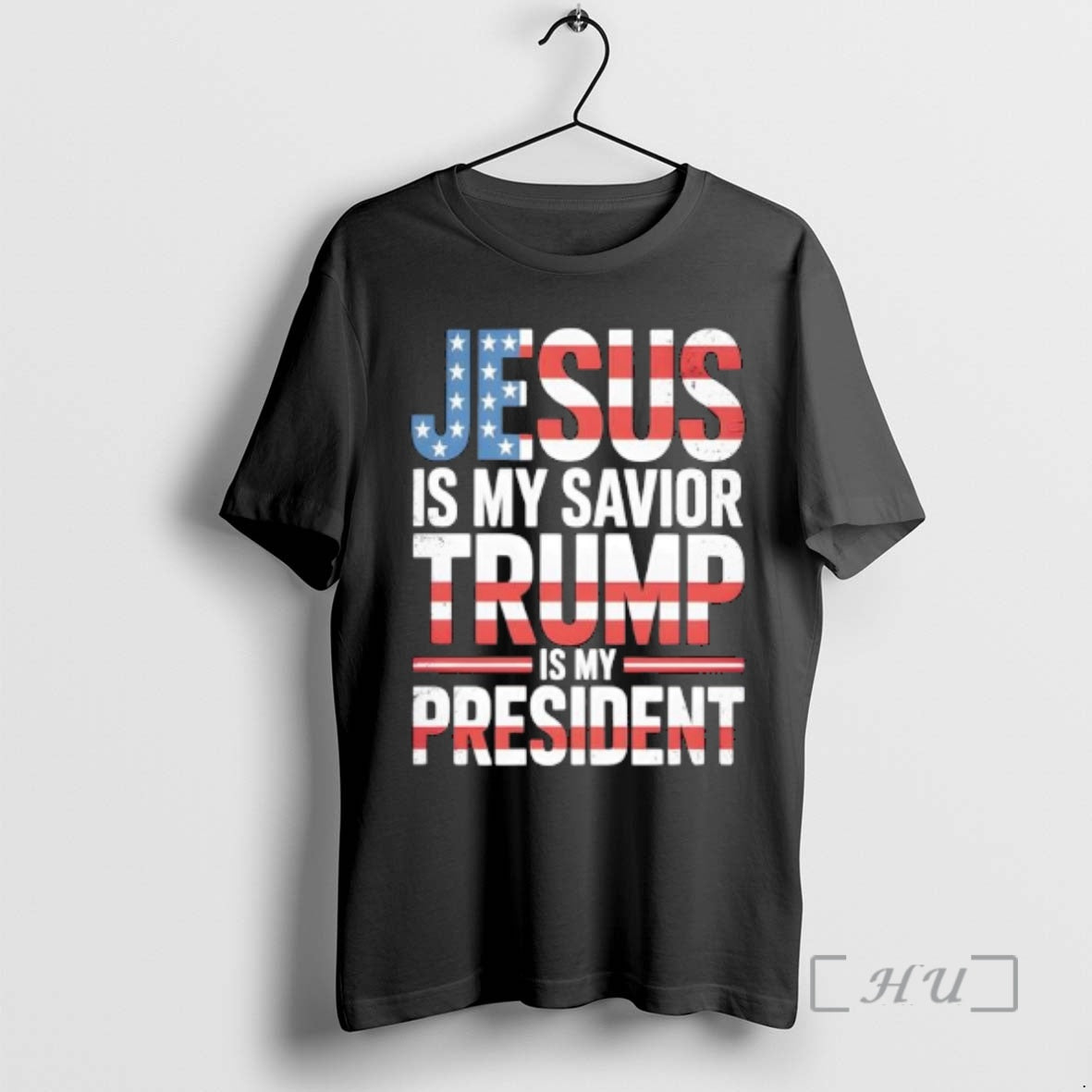 Officials Jesus Is My Savior Trump Is My President Flag American Premium T Shirts Sweater