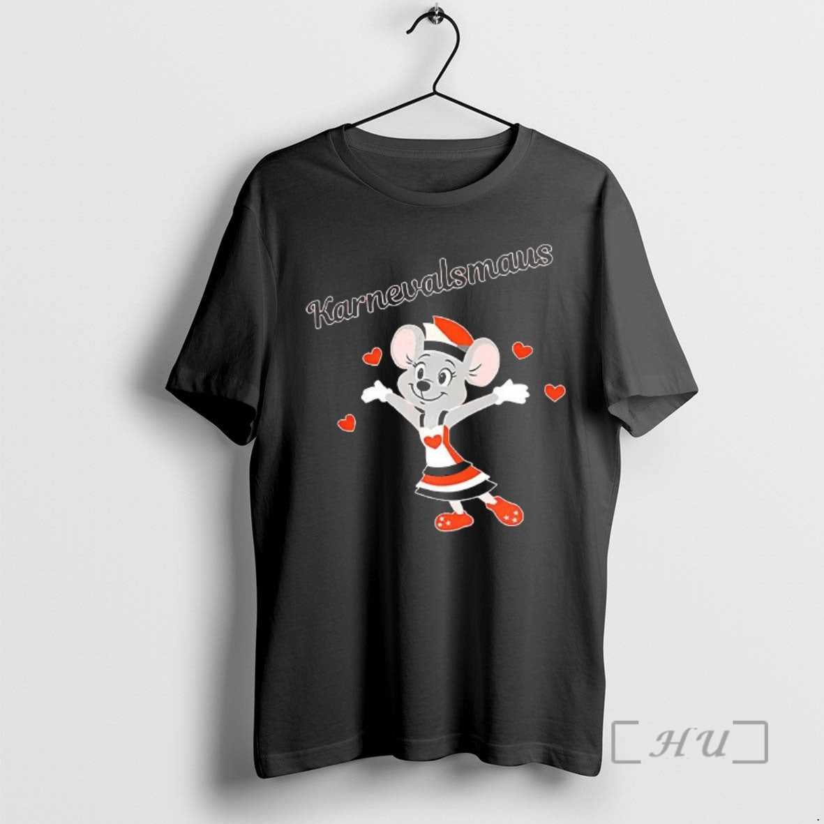 Officials Karnevalsmaus Carnival Mouse Heart Cartoon
