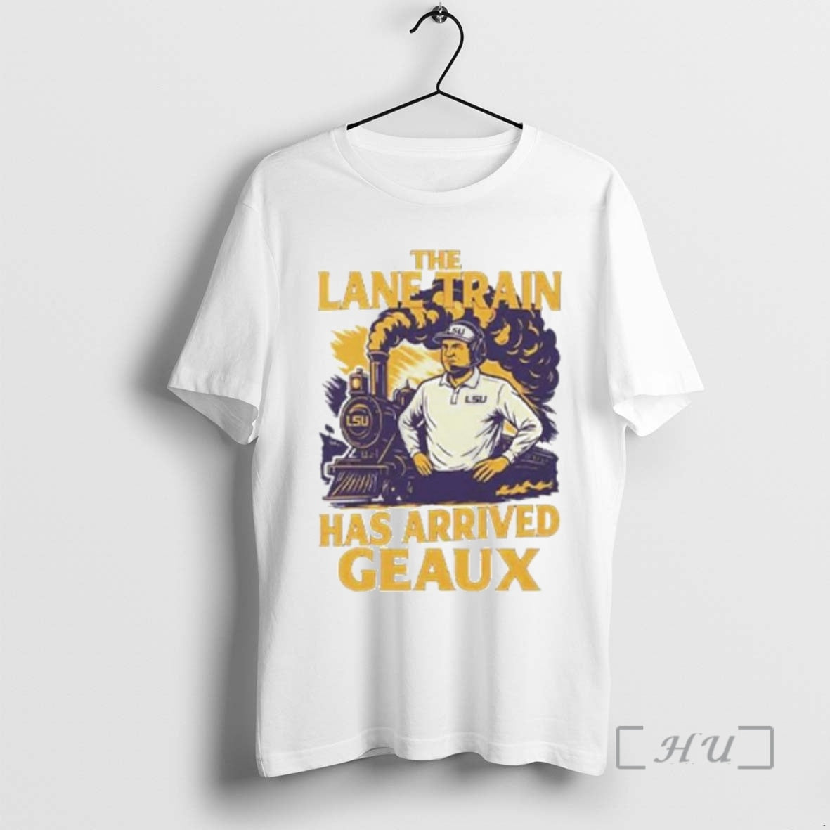 Officials Lane Kiffinn Lsuu Louisiana Tigers Train Has Arrived Geaux Ornaments Premium T Shirts Sweater