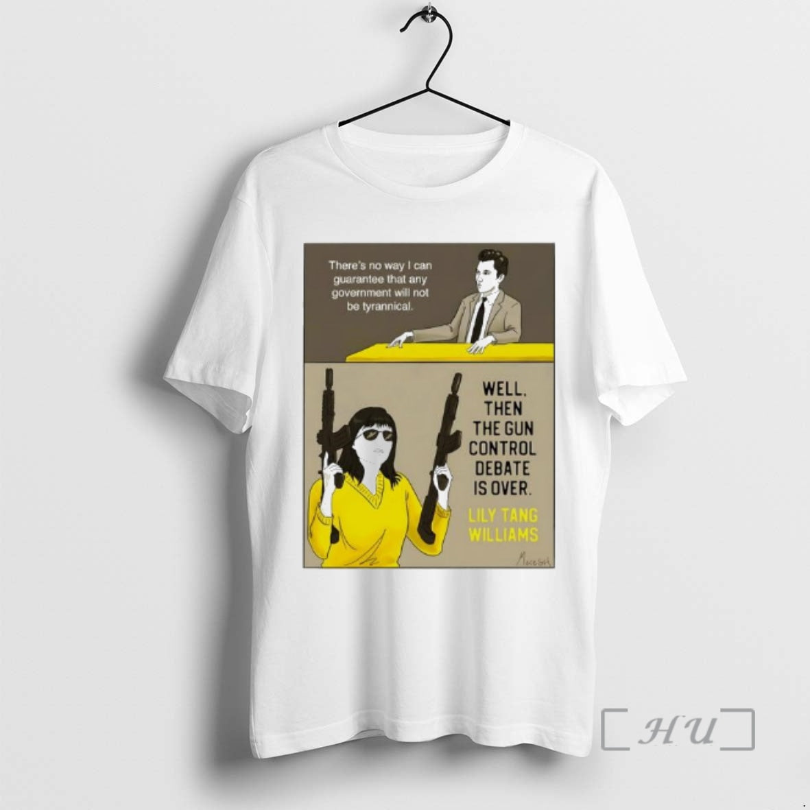 Officials Lily Tang Williams Well Then The Gun Control Debate Is Over Premium T Shirts