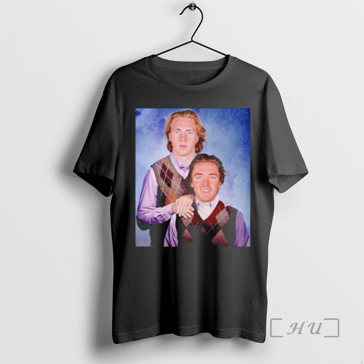 Officials Logan Cooley And Clayton Keller Utah Mammoth Hockey Step Bros Vintage Premium T Shirts