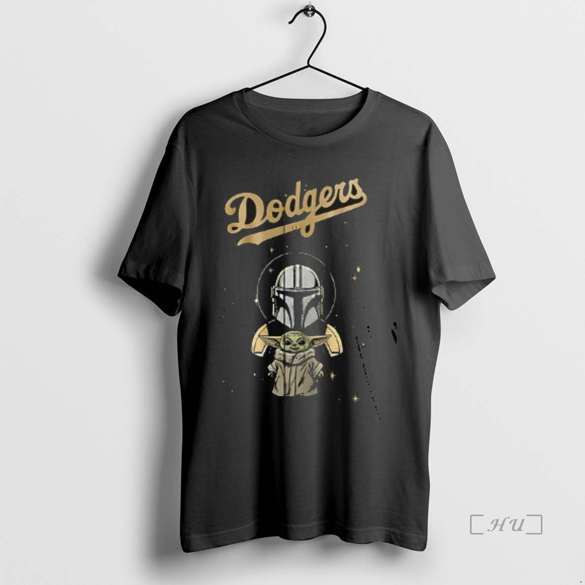 Officials Los Angeles Dodgers X Mandalorian Grogu This Is The Way Double Sided Graphic Premium