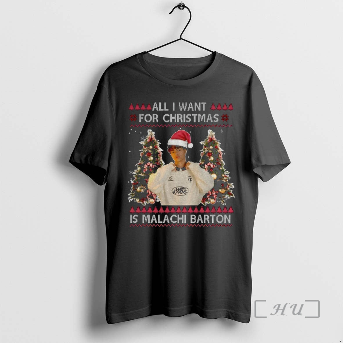 Officials Malachi Barton All I Want For Christmas Is Malachi Barton Christmas Premium T Shirts
