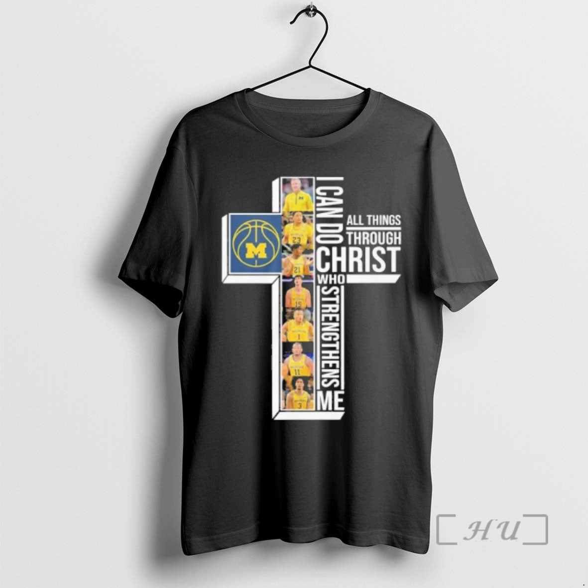 Officials Michigan Mens Basketball I Can Do All Things Through Christ Who Strengthens Me Premium
