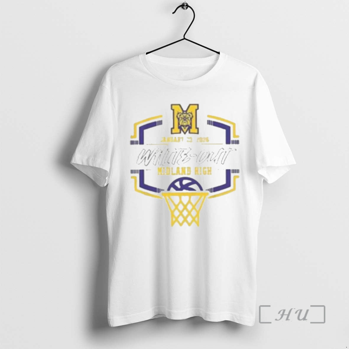 Officials Midland Bulldog Basketball White Out Midland High 2026
