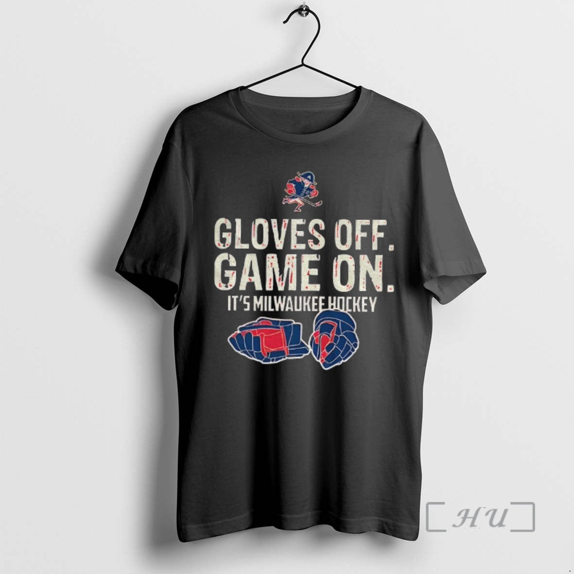 Officials Milwaukee Admirals Hockey Gloves Off Game On Its Milwaukee Hockey Premium T Shirts Sweater