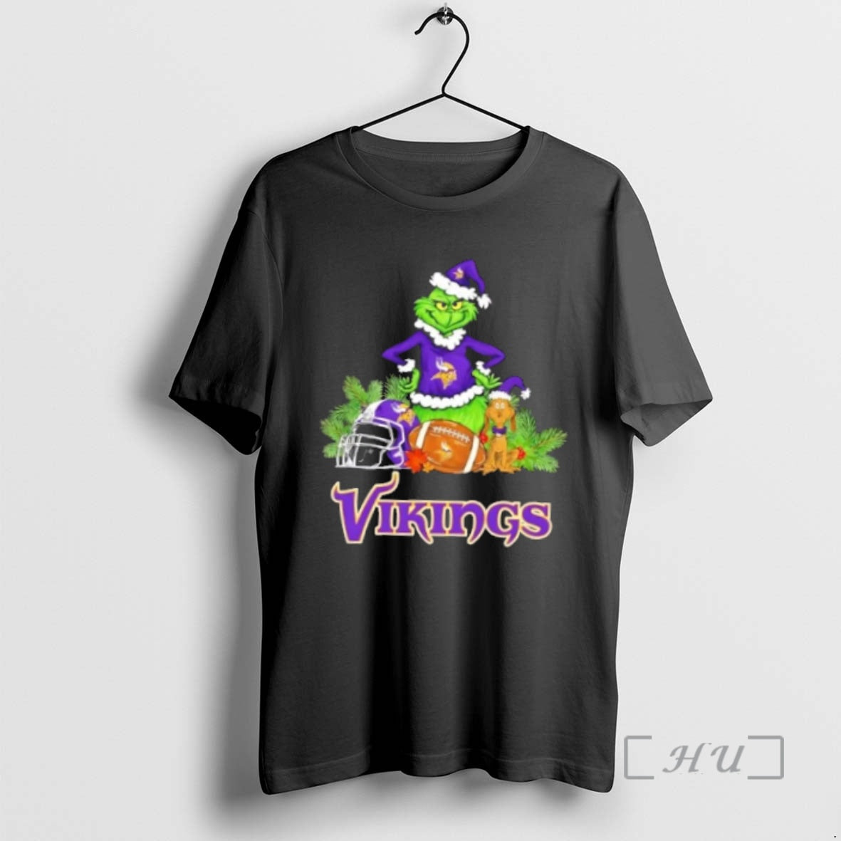 Officials Minnesota Vikings Football X Grinch And Max Dog Merry Christmas Premium T Shirts Sweater