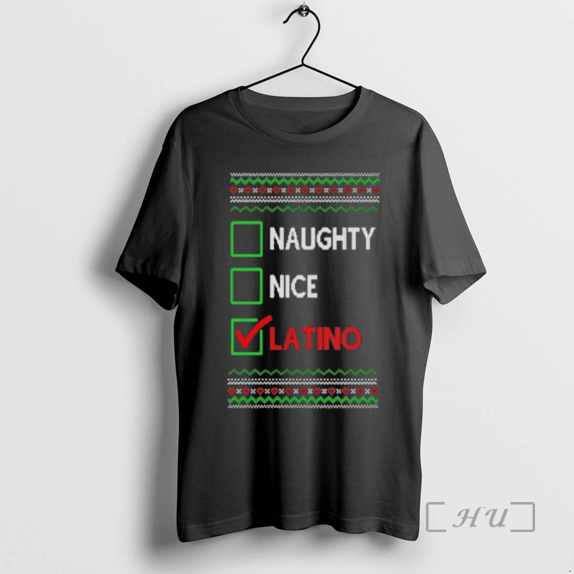 Officials Naughty Nice Latino Ugly Christmas Sweat