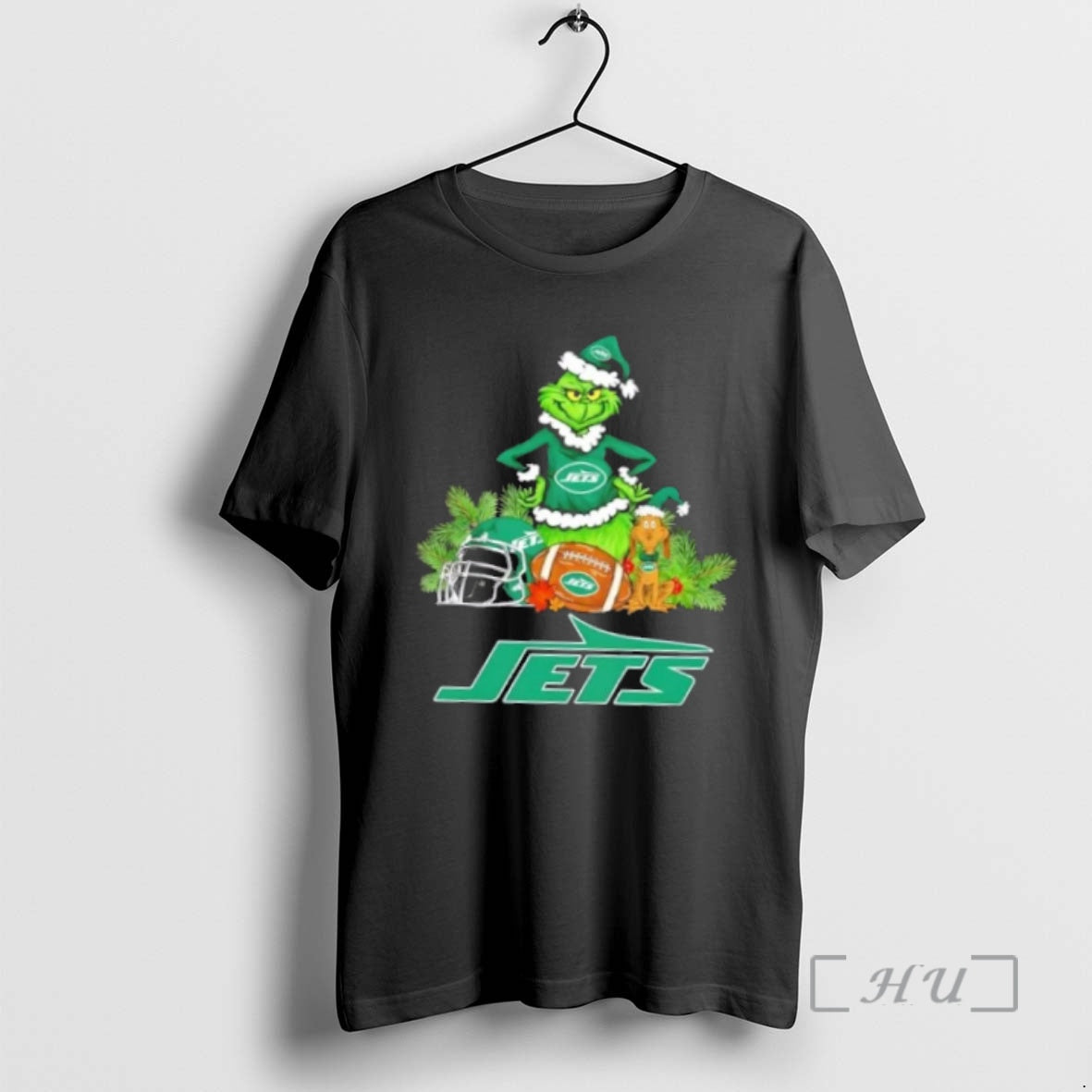 Officials New York Jets Football X Grinch And Max Dog Merry Christmas Premium T Shirts