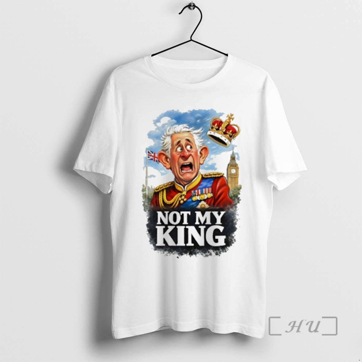 Officials Not My King British Monarchy Satire Cartoon
