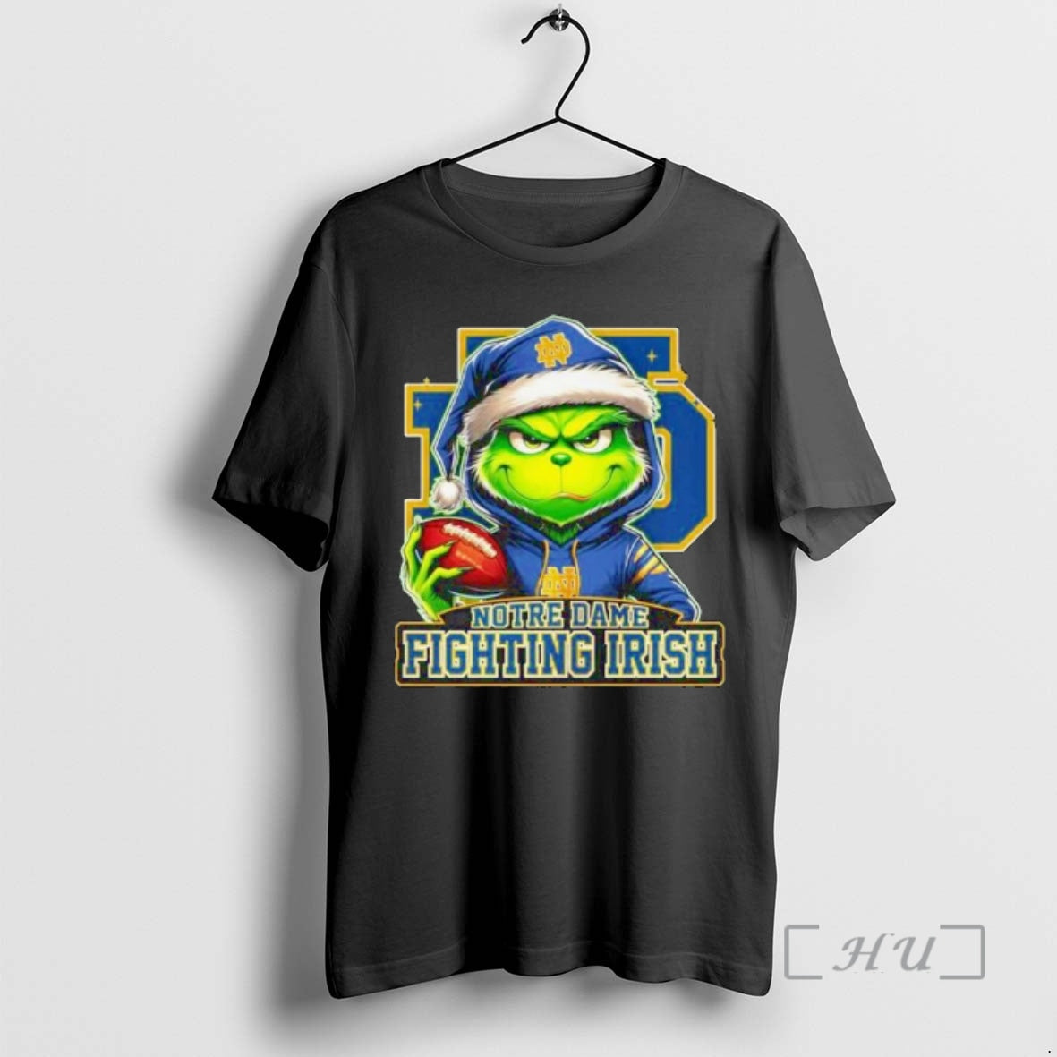 Officials Notre Dame Fighting Irish 2025 Grinch Merry Touchdown Christmas Ornaments Premium T Shirts Sweater