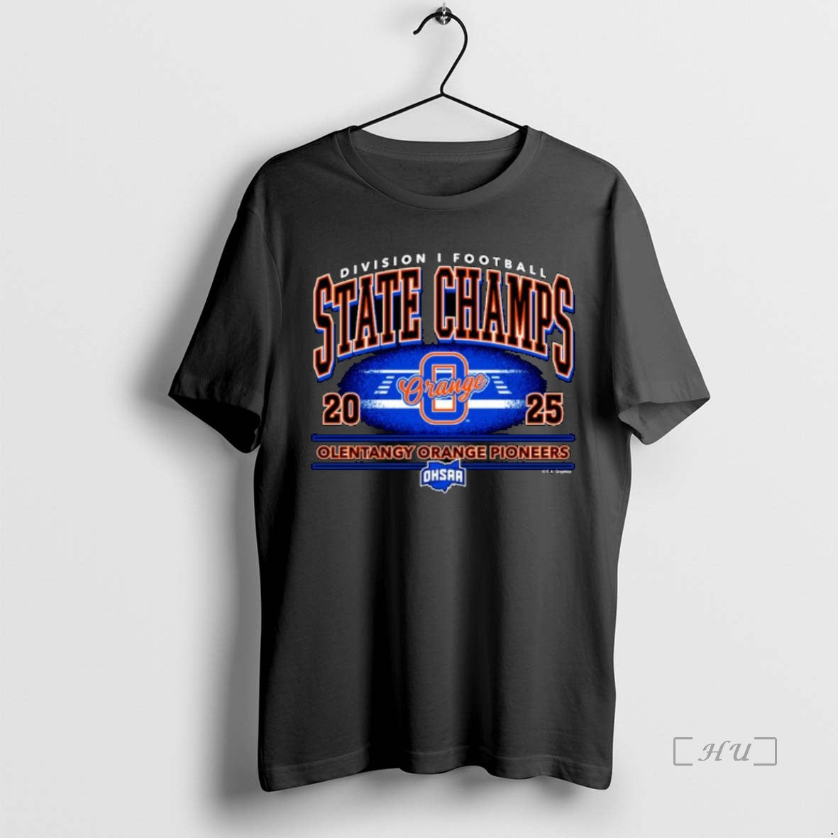 Officials Olentangy Orange Pioneers 2025 Ohsaa Football Division 1 State Champions Ornaments Premium T Shirts