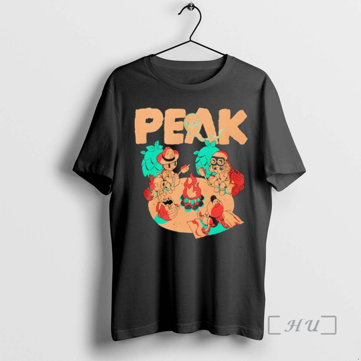Officials Peak Happy Campers Cartoon