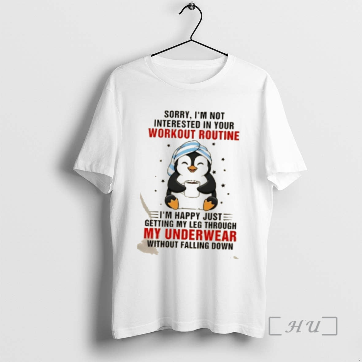 Officials Penguin Sorry Im Not Interested In Your Workout Routine Im Happy Just Getting My