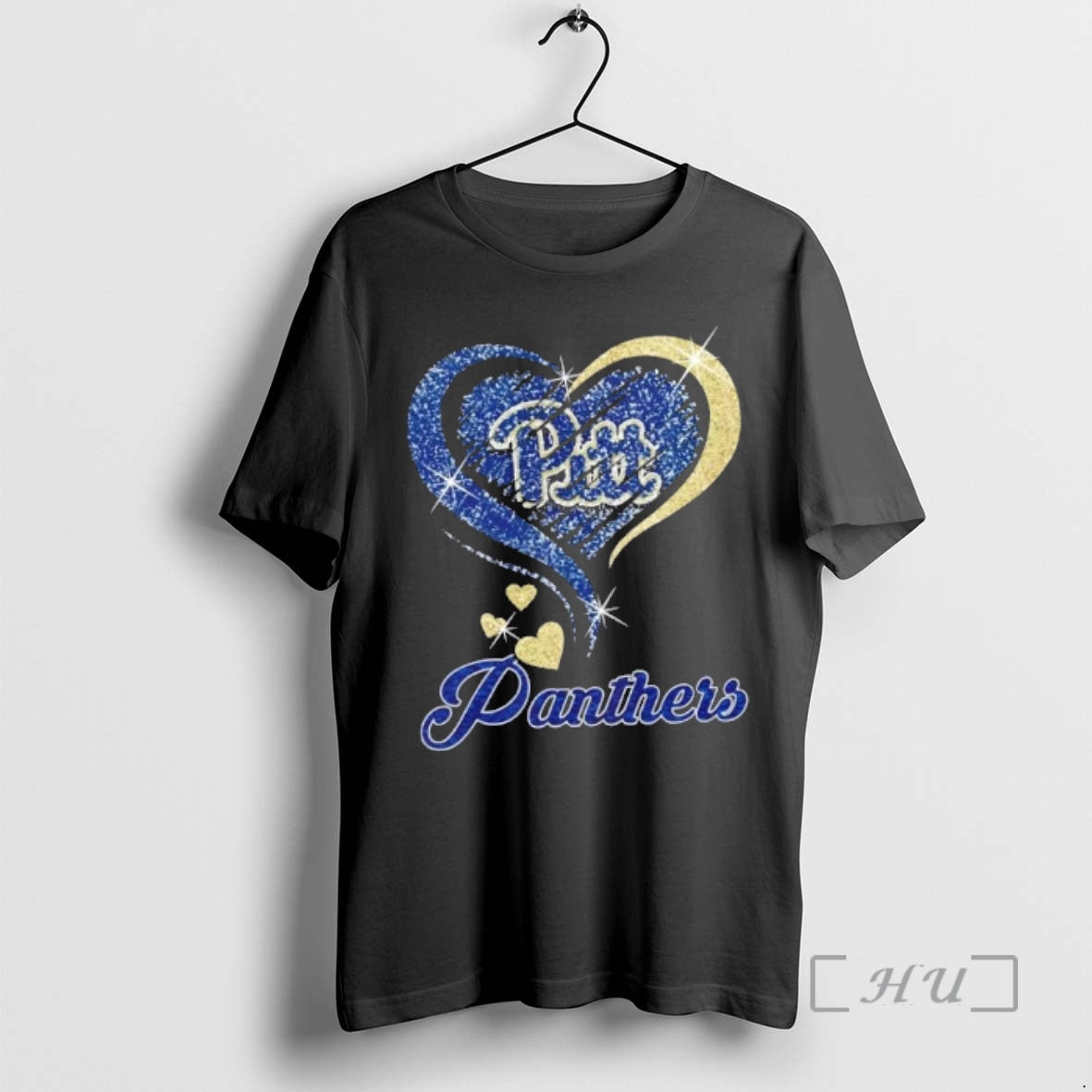 Officials Pittsburgh Panthers Football In Glitter Heart Fans