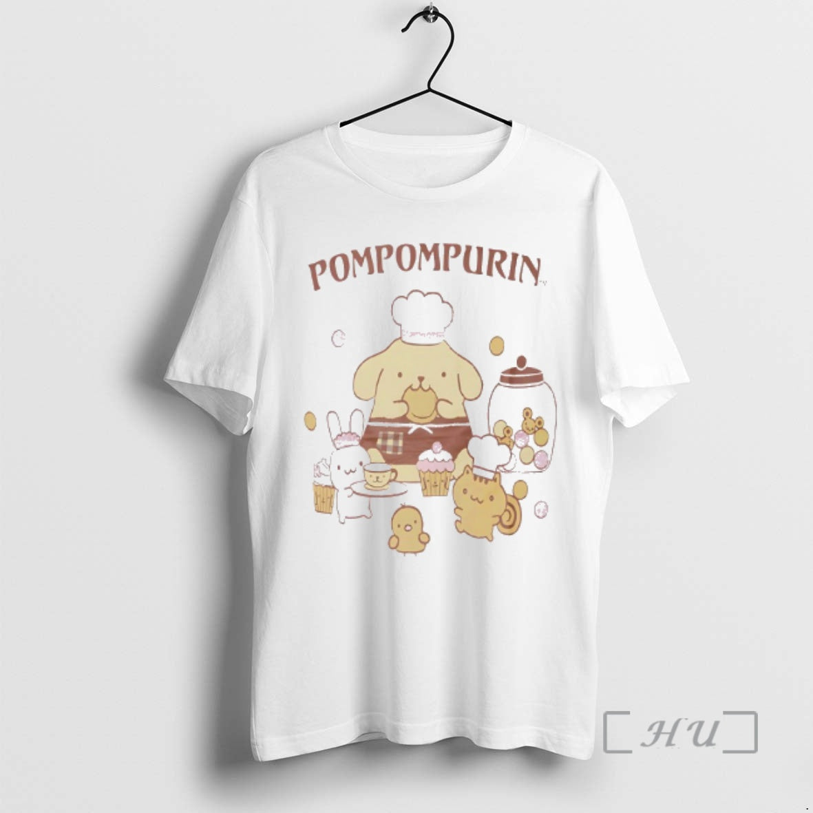 Officials Pompompurin Makes Cake Cartoon