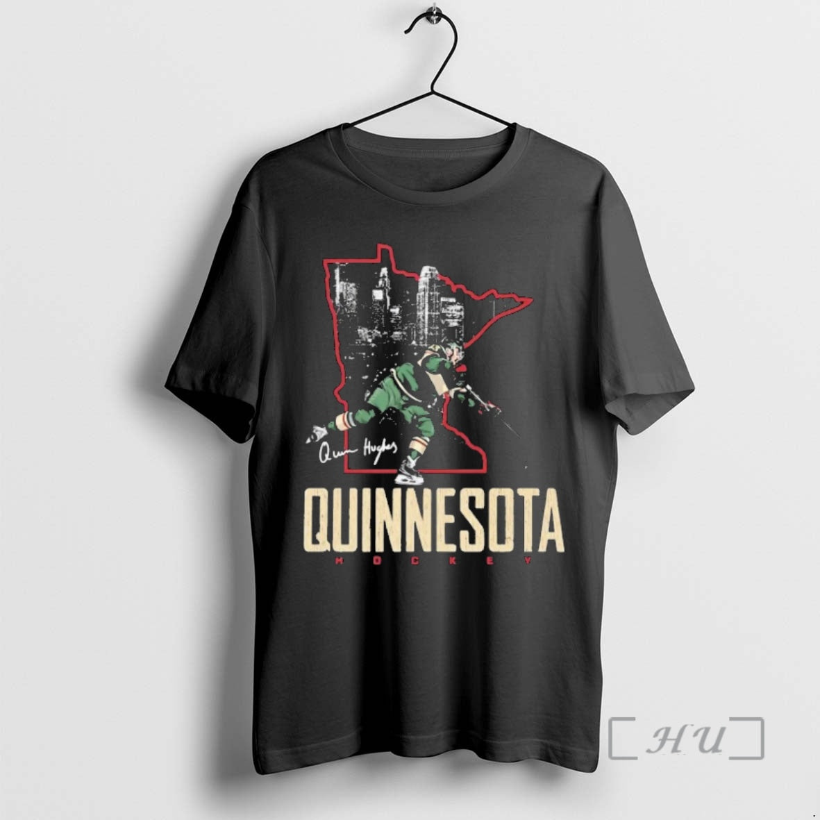 Officials Quinn Hughes Minnesota Quinnesota