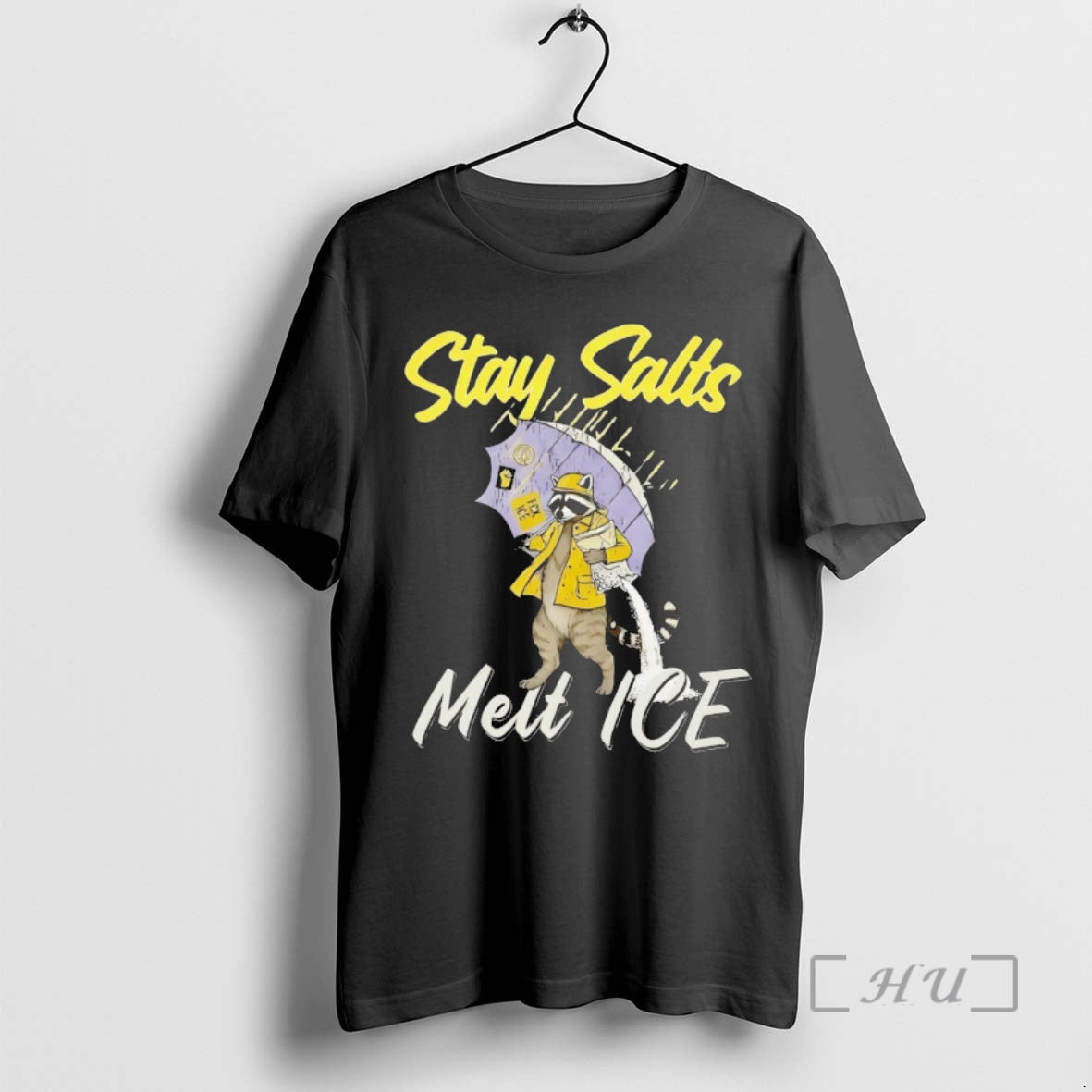 Officials Raccoon Stay Salty Melt Ice Anti Ice Abolish Vintage