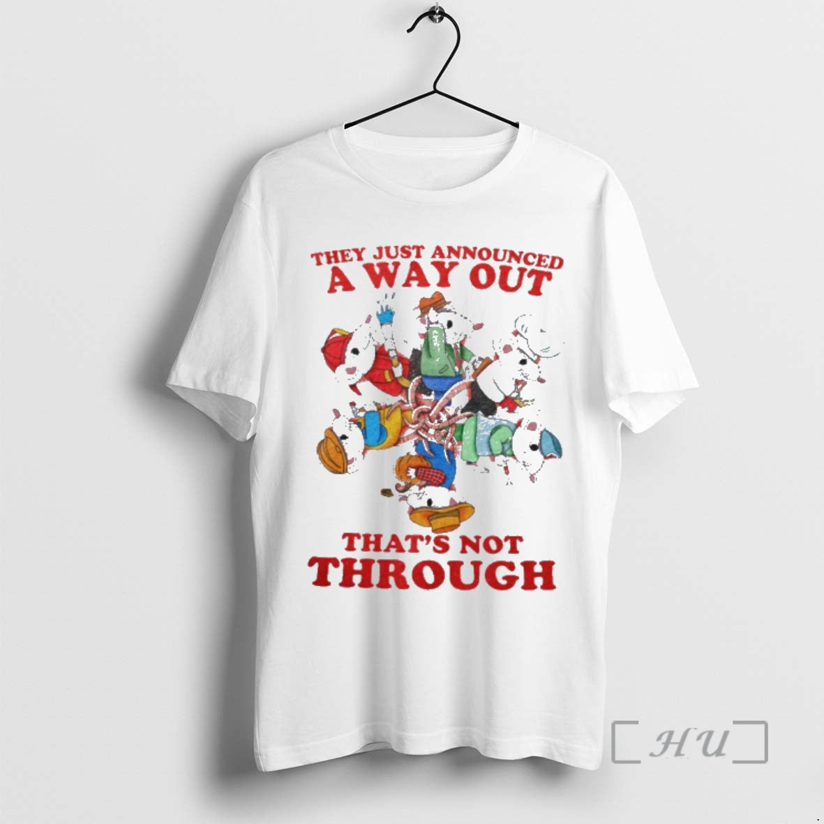Officials Rat King They Just Announced A Way Out Thats Not Through Premium T Shirts
