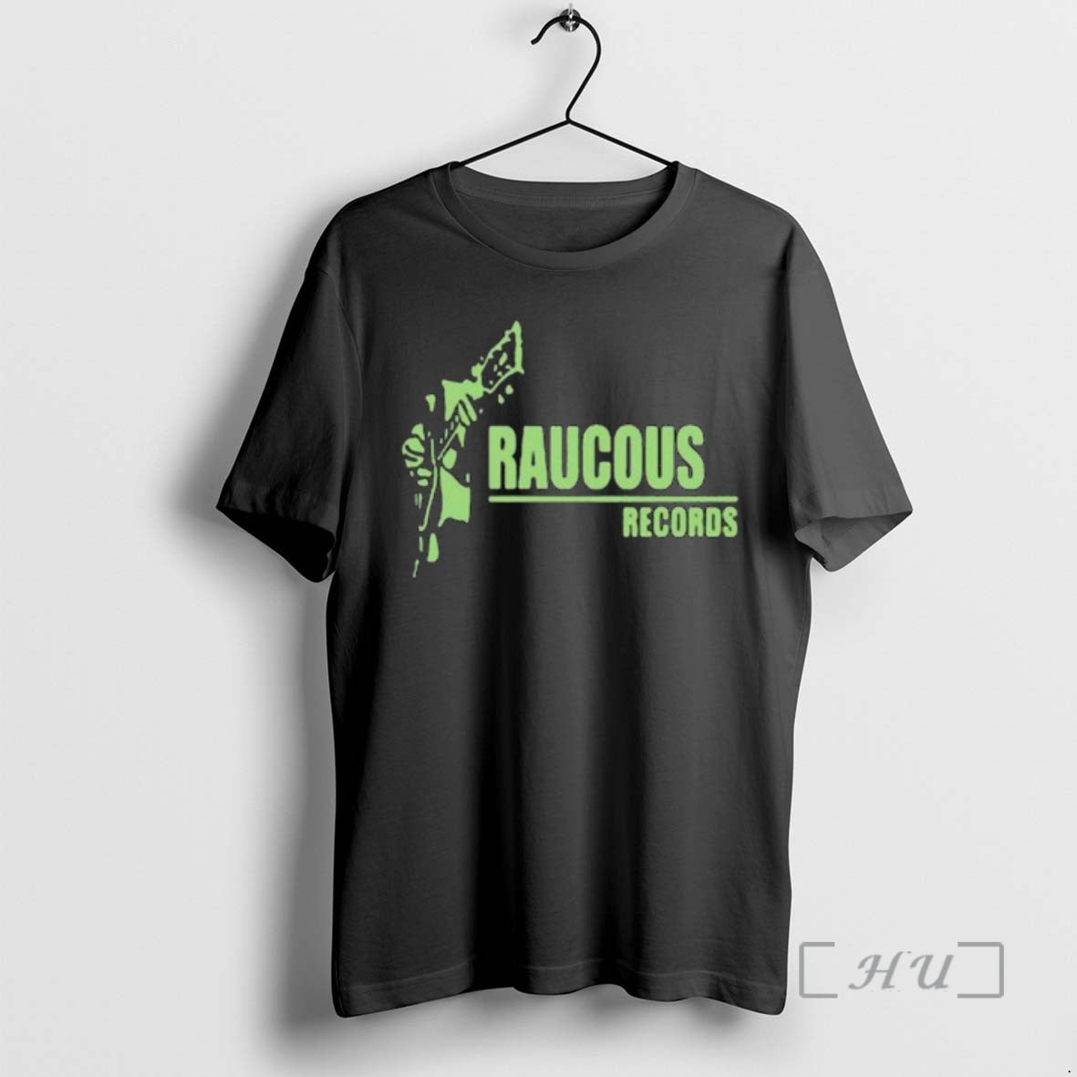 Officials Raucous Records Guitar Logo 2025