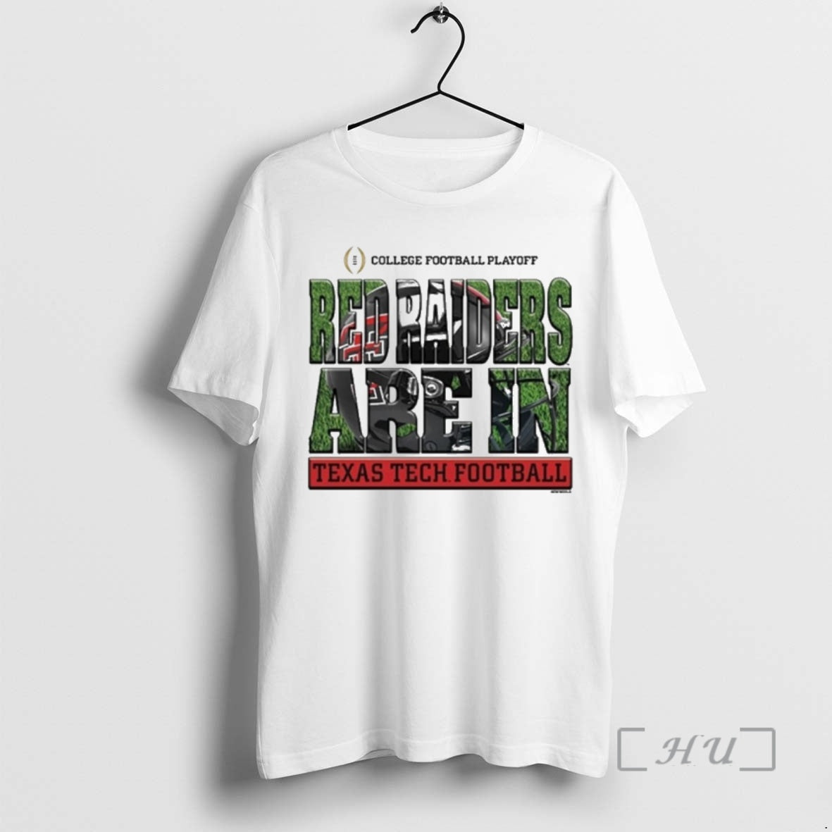 Officials Red Raiders Are In Cfp 2025 Texas Tech Red Raiders Helmet Premium T Shirts
